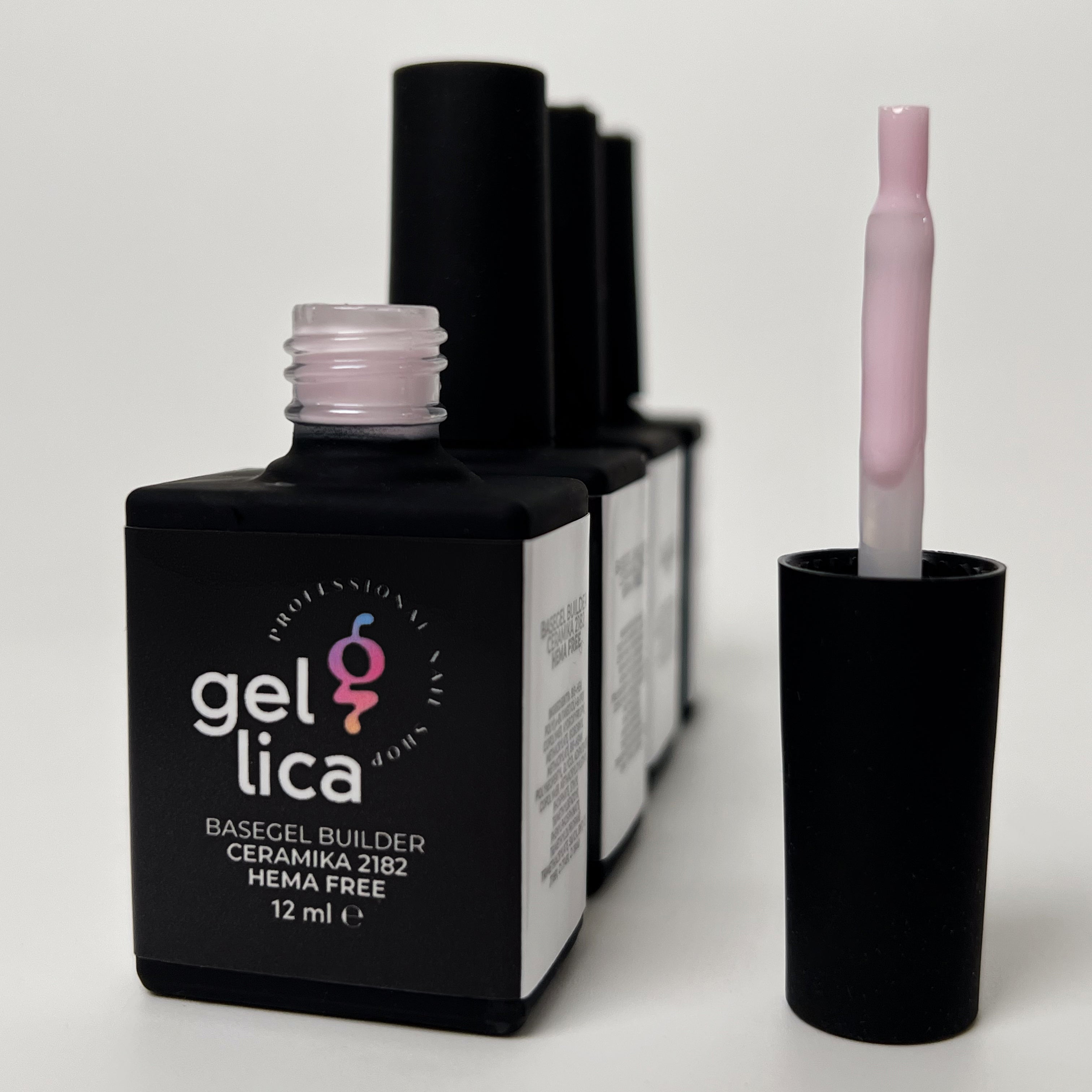 Basegel builder ceramica (hema free) Gellica - Pinky