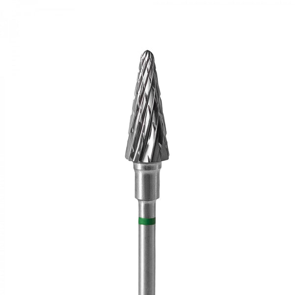 Punta Carbide Cono, Verde, 6 mm