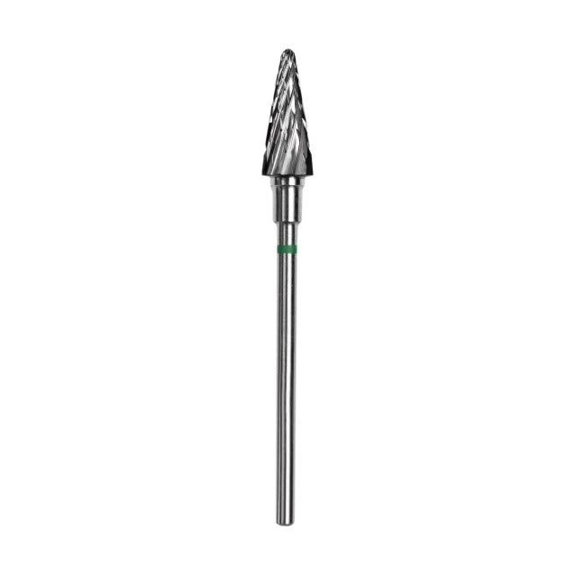 Punta Carbide Cono, Verde, 6 mm