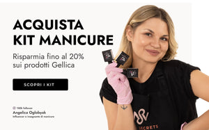 Acquista kit manicure Gellica e risparmia fino al 20% sui prodotti per la ricostruzione unghie