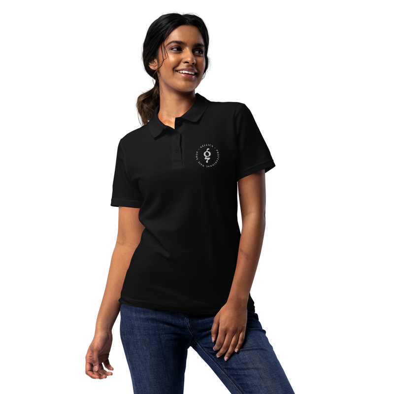 Maglietta Polo da donna Nera "Gellica"