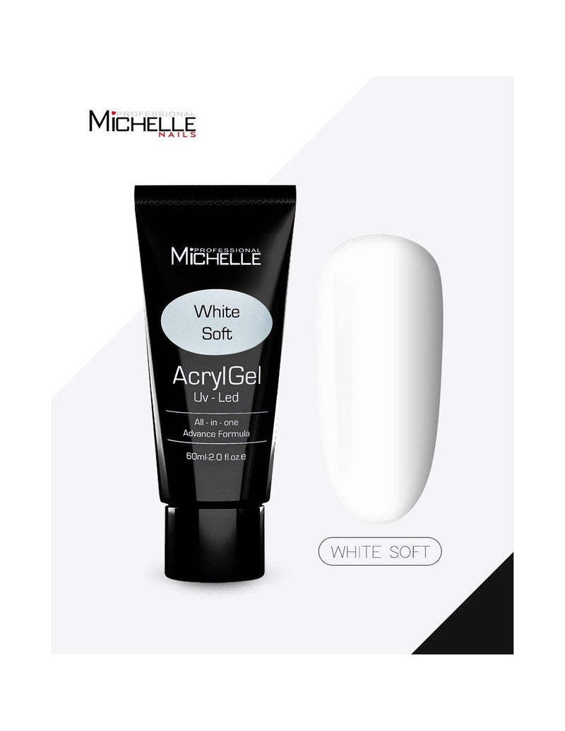 Acrylgel - French white soft 60 ml