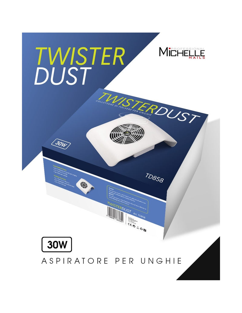 Aspiratore TwisterDust da tavolo 30W Bianco