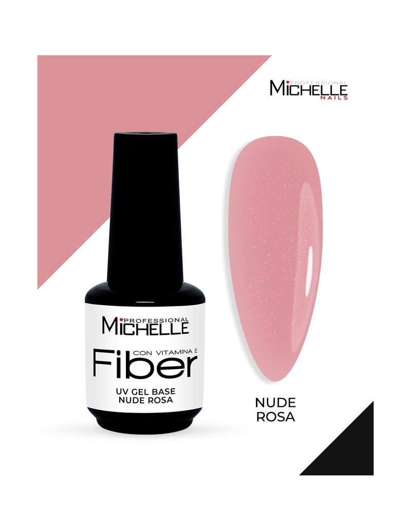 Gel base fiber con vitamine - Nude rosa