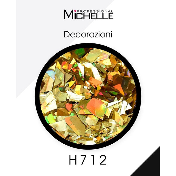 Paillettes decorazioni - Rainbow gold H712